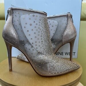 For Now Women's Rhinestone Booties IN BOX